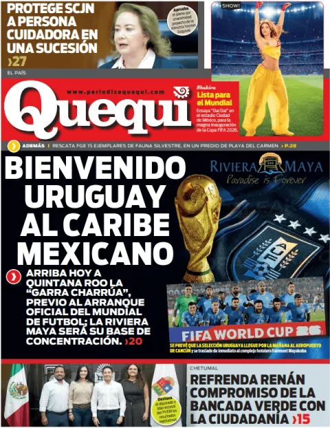 Portada de Quequi (contraportada) del miércoles, 10 de junio de 2026