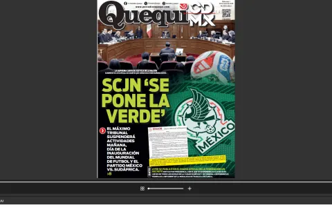 Portada de Quequi CDMX (contraportada) del miércoles, 10 de junio de 2026