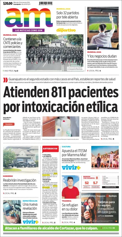 Portada de Am Corredor Industrial del miércoles, 10 de junio de 2026