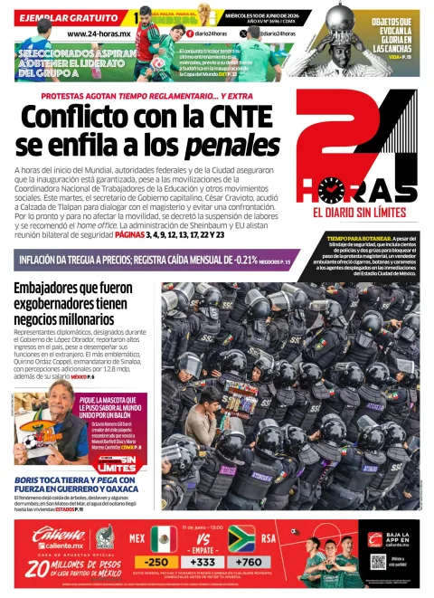 Portada de 24 Horas