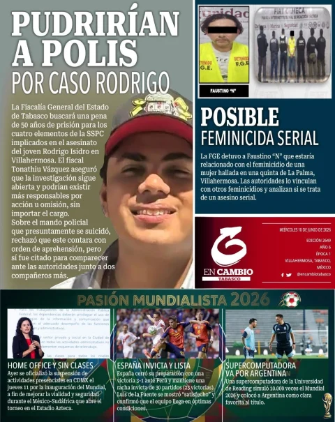 Portada de En Cambio - Tabasco (contraportada)
