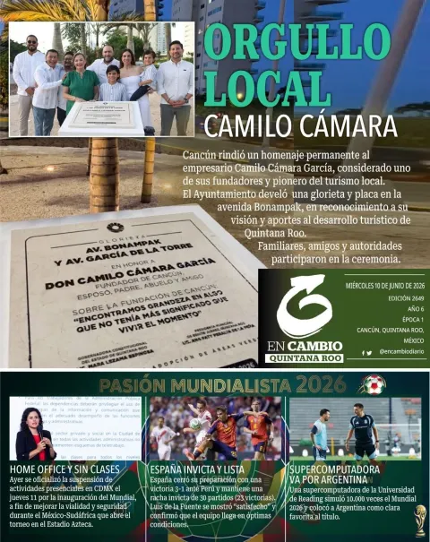 Portada de En Cambio - Quintana Roo (contraportada)