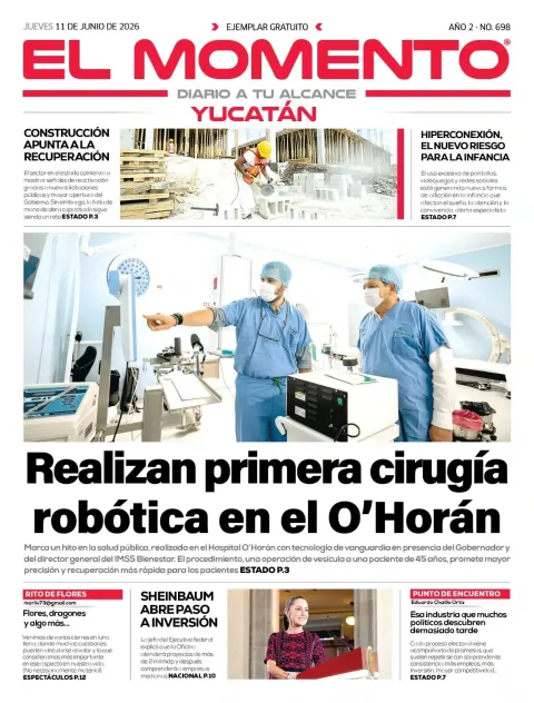 Portada de El Momento Yucatan