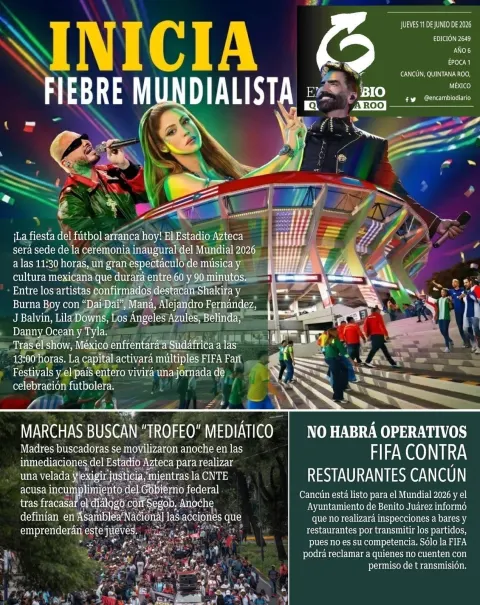Portada de En Cambio - Quintana Roo (contraportada)