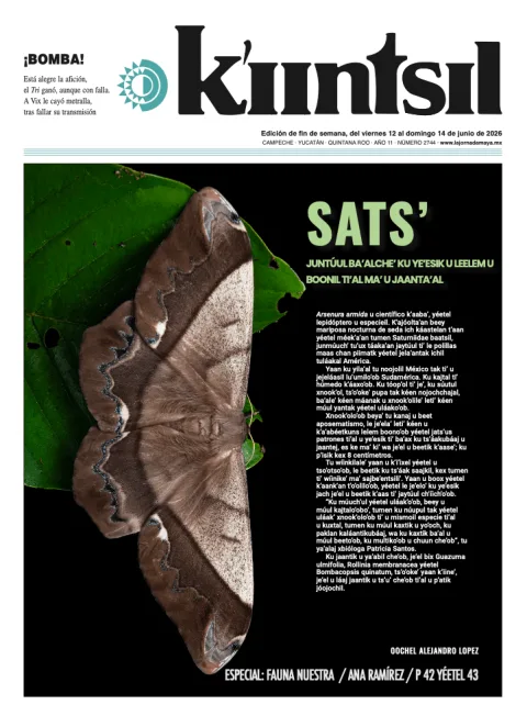 Portada de La Jornada - Kiintsil del viernes, 12 de junio de 2026