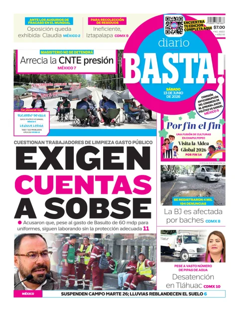 Portada de Basta! (portada)