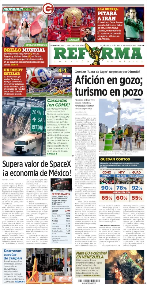 Portada de Reforma