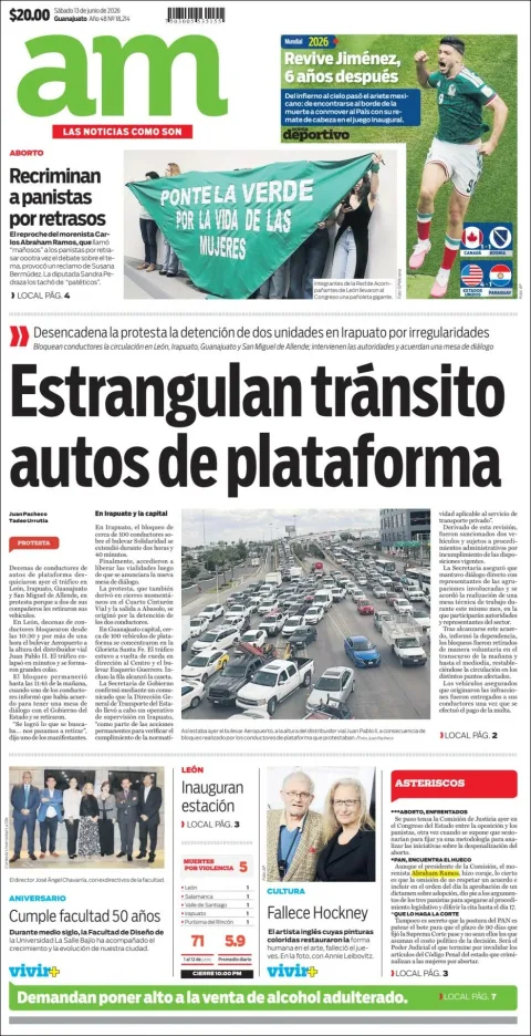 Portada de Am Corredor Industrial del sábado, 13 de junio de 2026