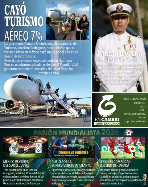 Portada de En Cambio - Quintana Roo (contraportada)