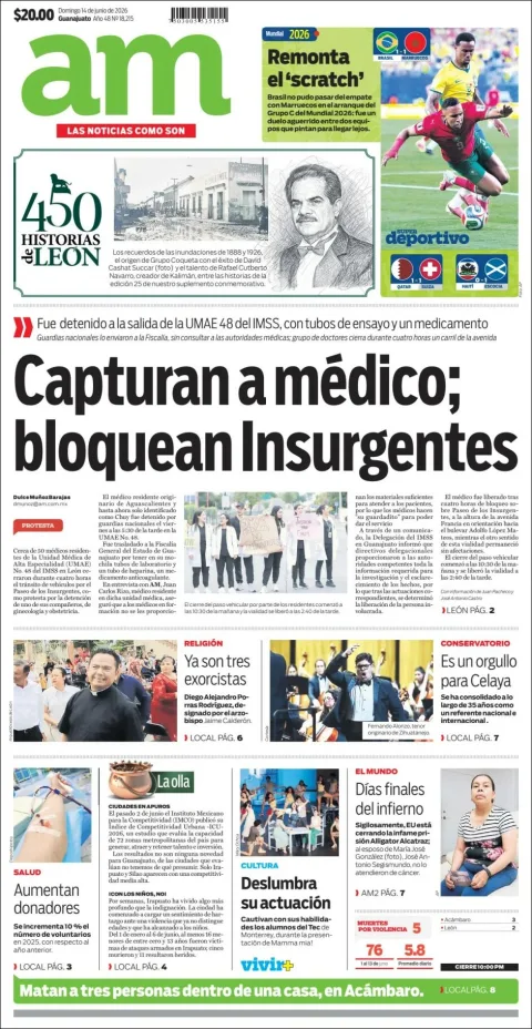 Portada de Am Corredor Industrial del domingo, 14 de junio de 2026