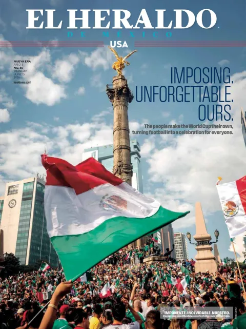 Portada de El Heraldo USA del lunes, 15 de junio de 2026