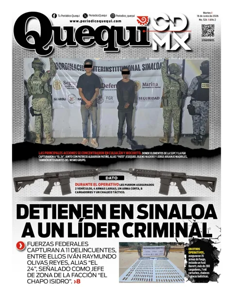 Portada de Quequi CDMX del martes, 16 de junio de 2026