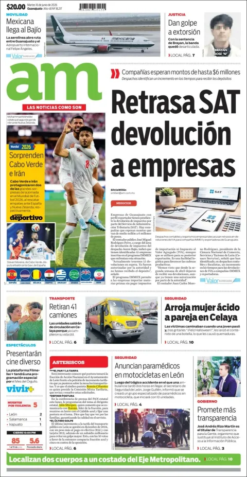 Portada de Am Corredor Industrial del martes, 16 de junio de 2026