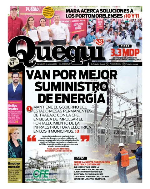 Portada de Quequi del miércoles, 17 de junio de 2026