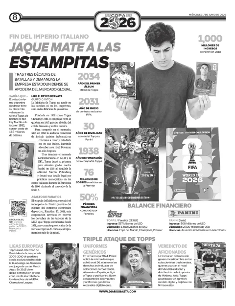Portada de Basta! (contraportada) del miércoles, 17 de junio de 2026