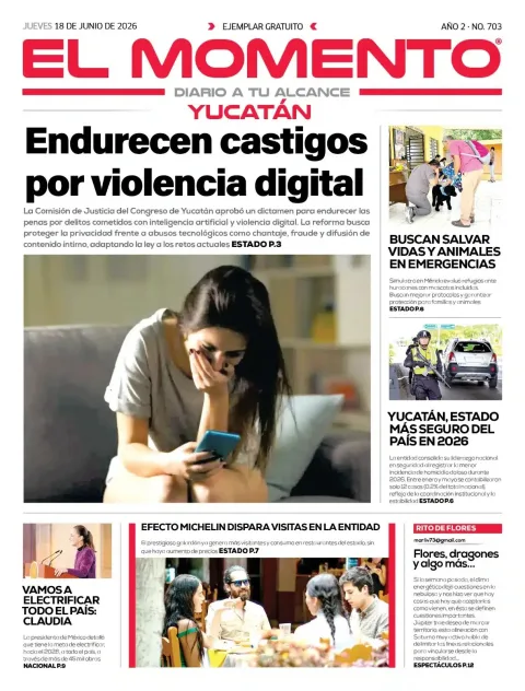 Portada de El Momento Yucatan