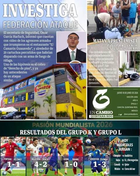 Portada de En Cambio - Quintana Roo (contraportada)
