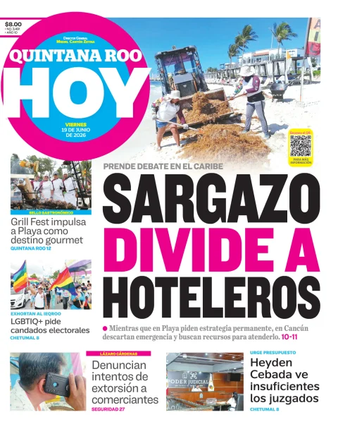 Portada de Quintana Roo Hoy (portada)