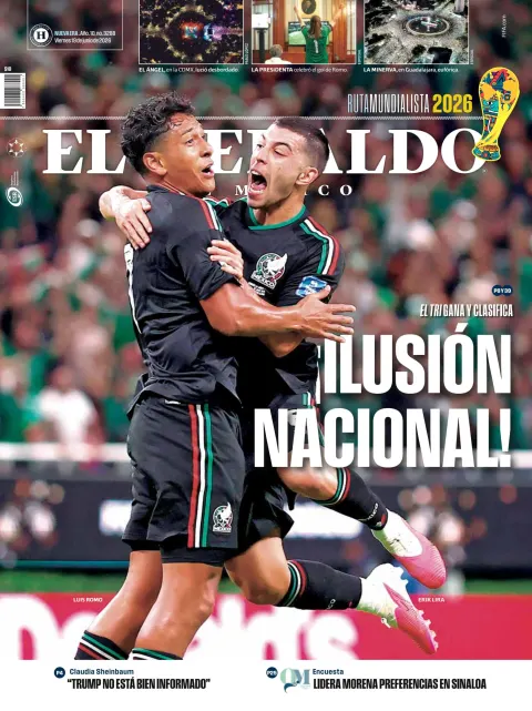Portada de El Heraldo de Mexico