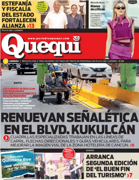 Portada de Quequi (contraportada) del viernes, 19 de junio de 2026