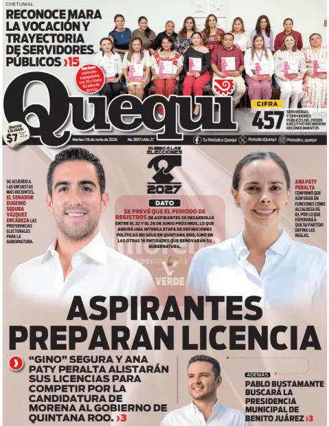 Portada de Quequi (contraportada) del martes, 16 de junio de 2026