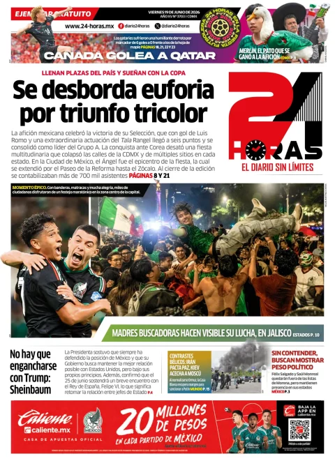 Portada de 24 Horas
