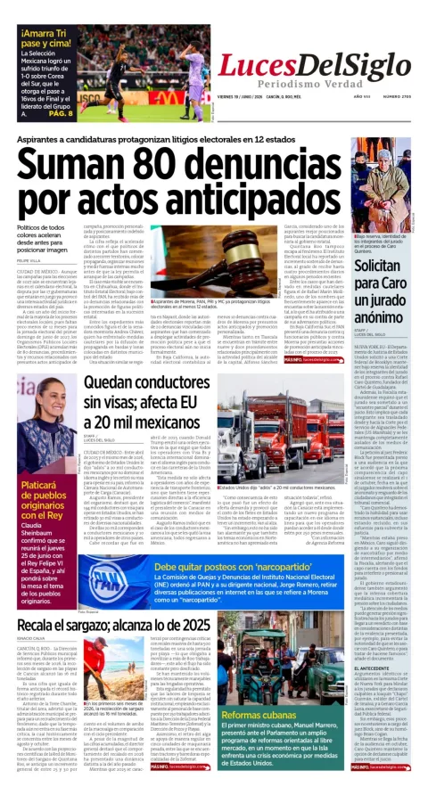 Portada de Luces del Siglo