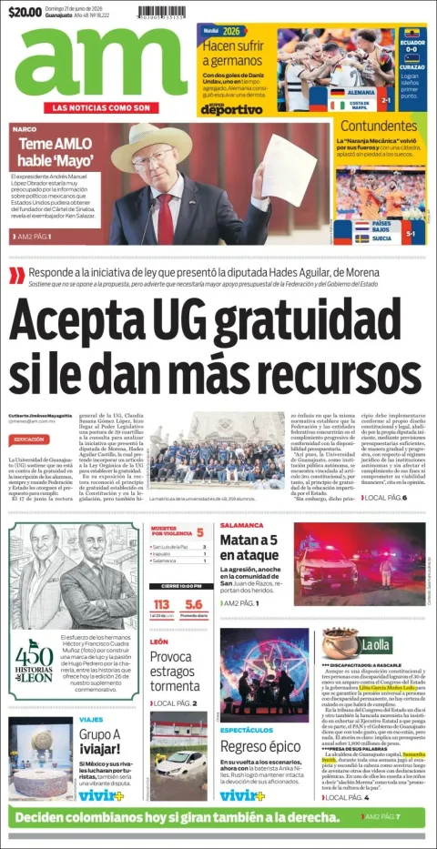 Portada de Am Corredor Industrial del domingo, 21 de junio de 2026