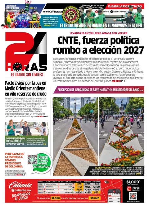 Portada de 24 Horas