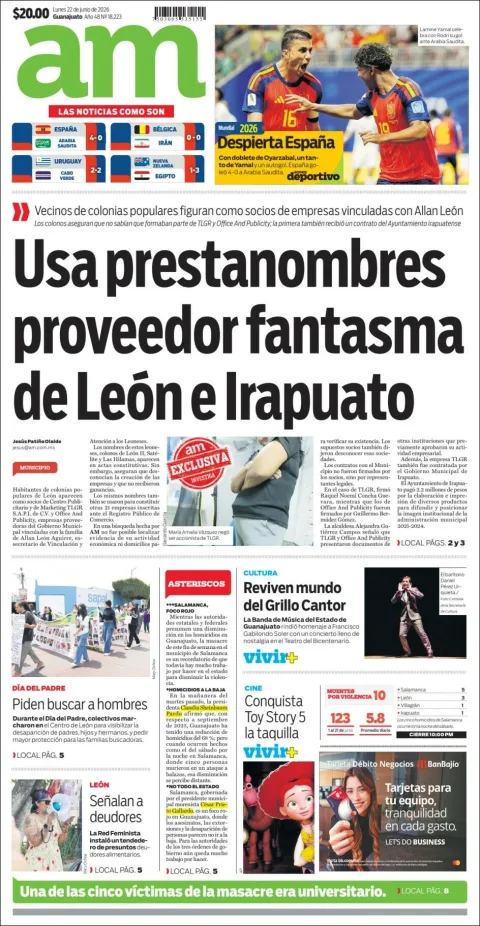 Portada de Am Corredor Industrial del lunes, 22 de junio de 2026