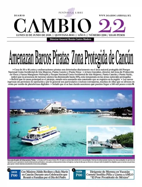 Portada de Diario Cambio 22 (portada)