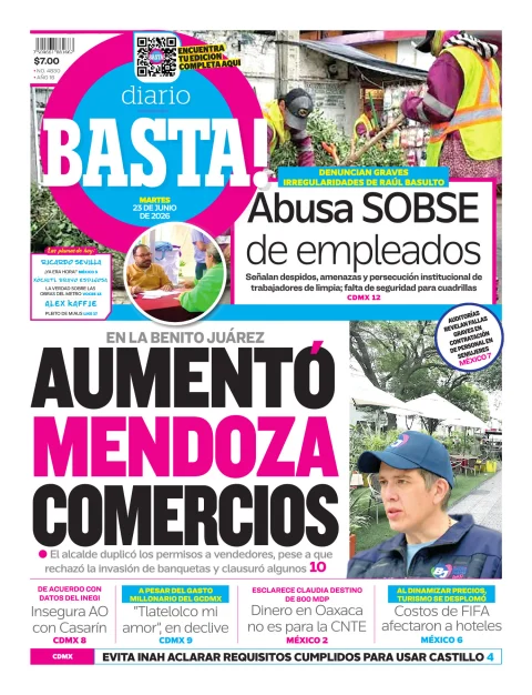 Portada de Basta! (portada)