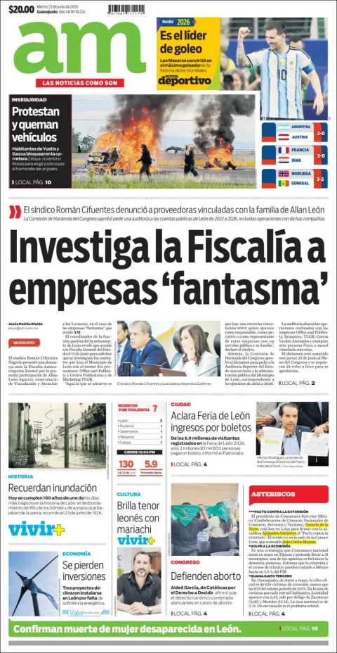 Portada de Am Corredor Industrial del martes, 23 de junio de 2026