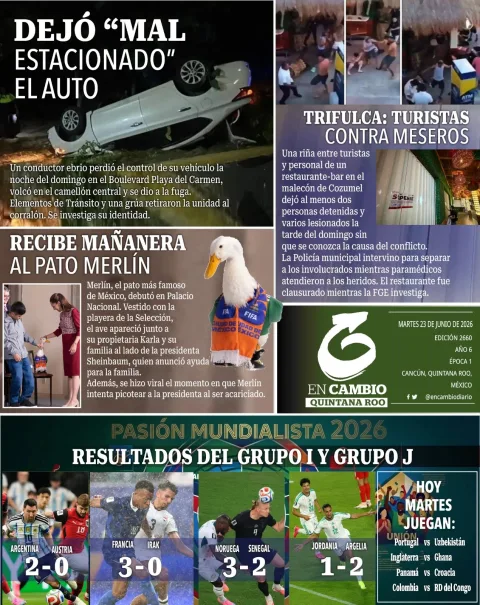 Portada de En Cambio - Quintana Roo (contraportada)