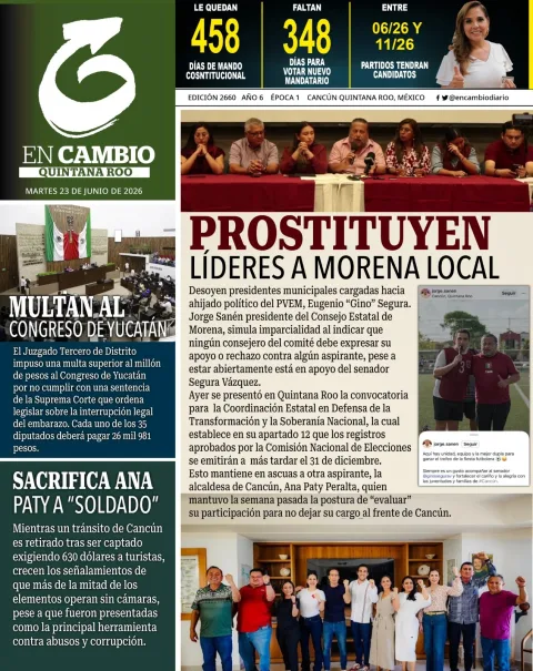 Portada de En Cambio - Quintana Roo (portada)