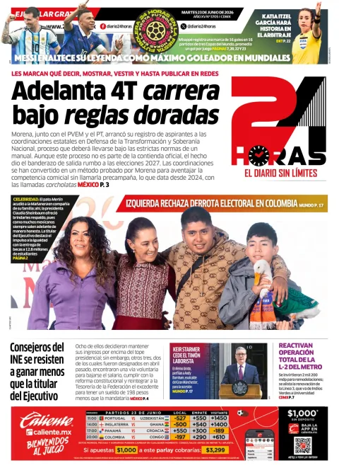 Portada de 24 Horas
