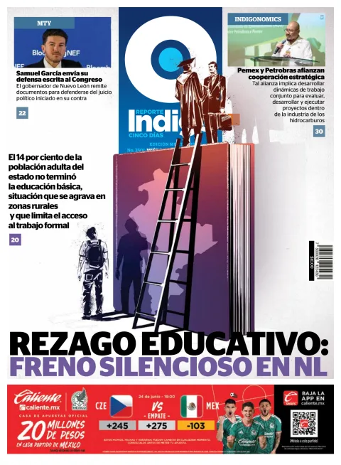 Portada de Reporte Indigo Monterrey del miércoles, 24 de junio de 2026