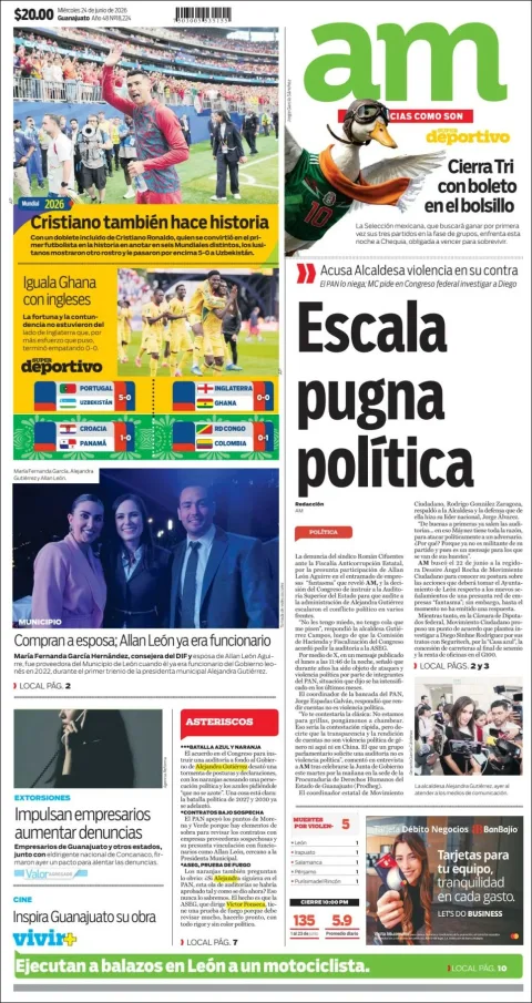 Portada de Am Corredor Industrial del miércoles, 24 de junio de 2026