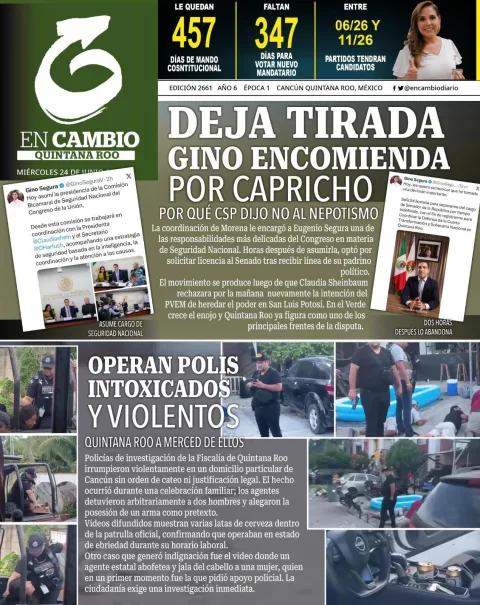 Portada de En Cambio - Quintana Roo (portada)