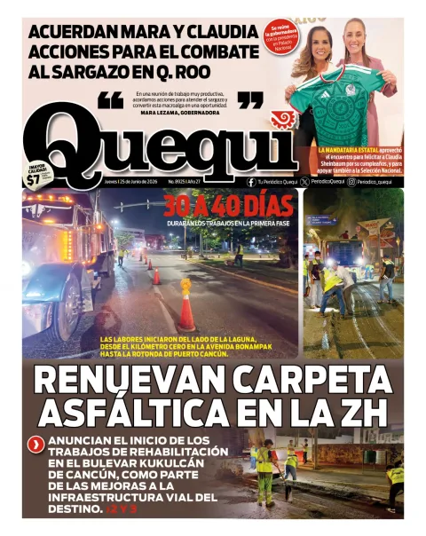 Portada de Quequi del jueves, 25 de junio de 2026