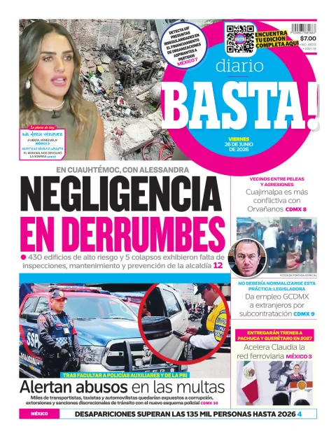 Portada de Basta! (portada)