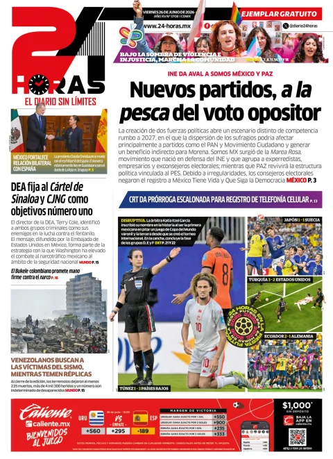 Portada de 24 Horas