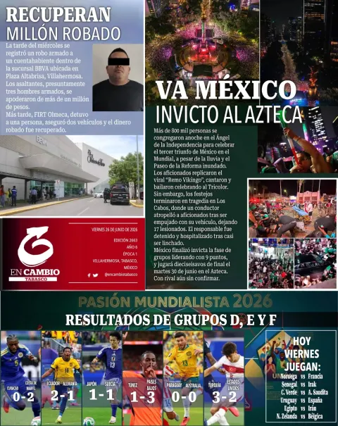 Portada de En Cambio - Tabasco (contraportada)