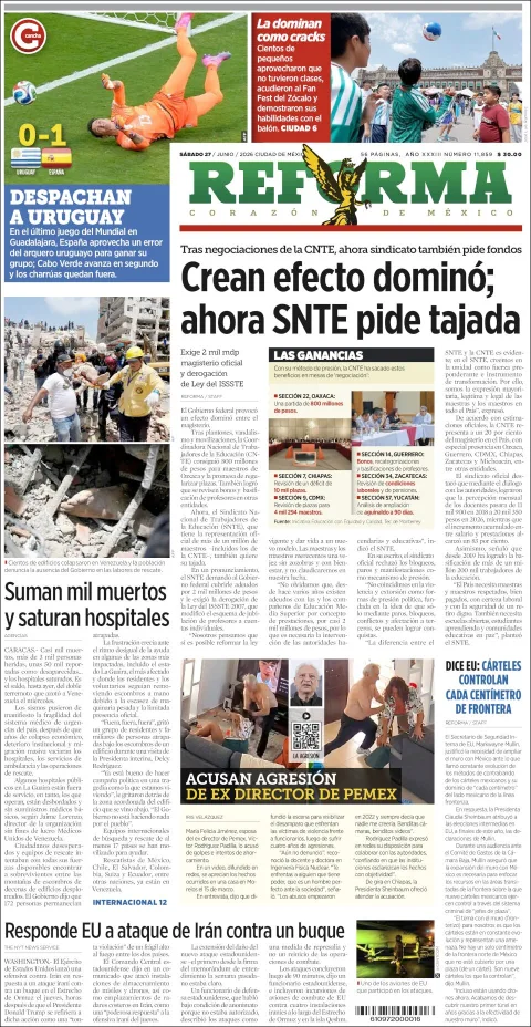Portada de Reforma