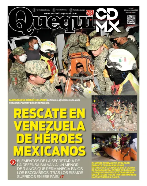 Portada de Quequi CDMX del 2026-06-29