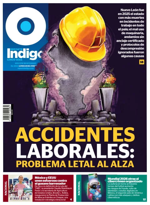 Portada de Reporte Indigo Monterrey del lunes, 29 de junio de 2026