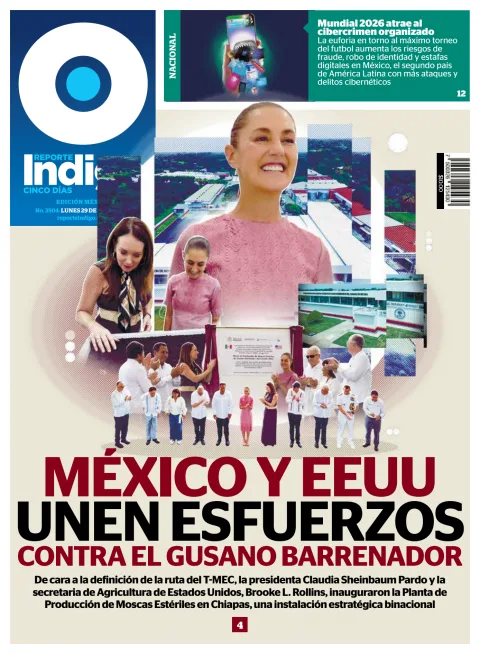 Portada de Reporte Indigo Nacional del lunes, 29 de junio de 2026