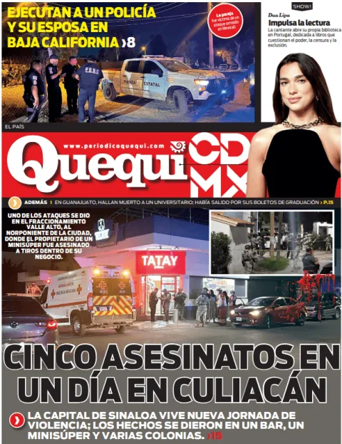 Portada de Quequi CDMX (contraportada) del 2026-06-29