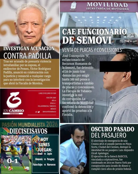Portada de En Cambio - Tabasco (contraportada)