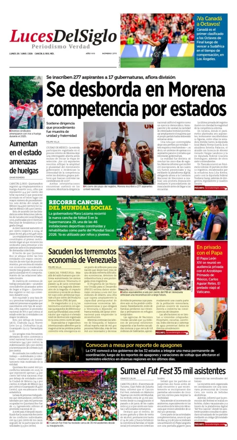 Portada de Luces del Siglo